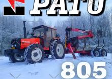 Gru per autocarro per legname Patu 805 A