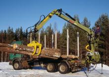 Gru per autocarro per legname Loglift F 82 ST 97