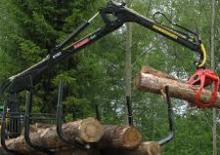 Gru per autocarro per legname Farmi HK 6167 X