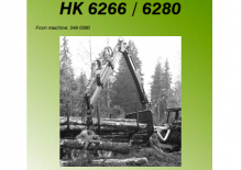 Gru per autocarro per legname Farmi HK 6266