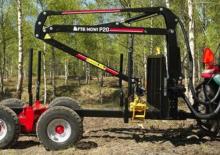 Gru per autocarro per legname MOWI P20