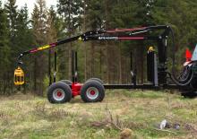 Gru per autocarro per legname MOWI P25
