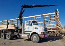 Gru per autocarro su slitta Hiab XS 244 E-5 HIDUO