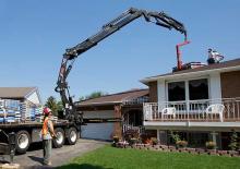 Gru per autocarro su slitta Hiab XS 377 E-6 HIPRO Jib 70 X-4