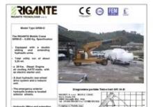 Gru semoventi industriali Rigante GR 50 EL