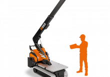 Gru cingolate - braccio telescopico BG Lift M 060