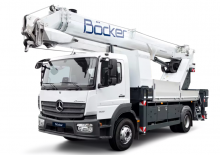 Gru telesc. montata su camion Böcker AK 36