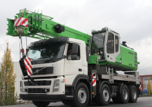 Gru telesc. montata su camion Sennebogen HPC 35