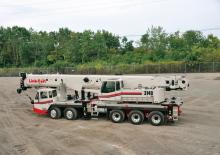 Gru telesc. montata su camion Link-Belt HTC-3140