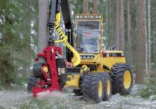 Harvester forestali Caterpillar 580