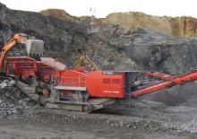 Impianti di riciclaggio calcinacci Terex-Finlay J 1480