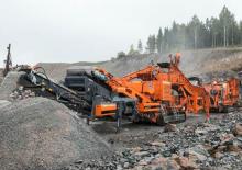 Impianti di riciclaggio calcinacci Metso Lokotrack LT 550 GP