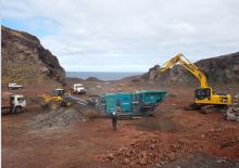 Impianti di riciclaggio calcinacci Powerscreen Metrotrak
