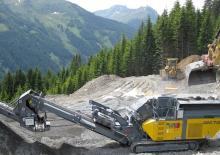Impianti di riciclaggio calcinacci Rubble Master RM 70 GO!