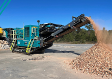 Impianti di riciclaggio calcinacci Powerscreen Trakpactor 260