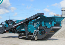Impianti di riciclaggio calcinacci Powerscreen Trakpactor 260SR