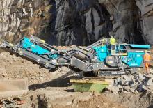 Impianti di riciclaggio calcinacci Powerscreen Trakpactor 290SR