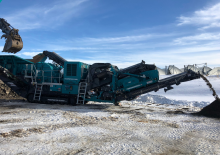 Impianti di riciclaggio calcinacci Powerscreen Trakpactor 320 X