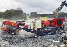Impianti di riciclaggio calcinacci Sandvik UJ440i HS