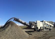 Impianti di riciclaggio calcinacci Pilot Crushtec VS350E