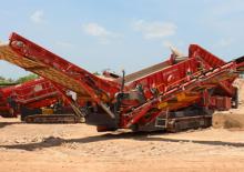 Impianti mobili di setacciatura Terex-Finlay 893