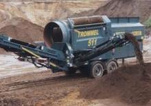 Impianti mobili di setacciatura con tamburo Powerscreen Trommel 511 Rad