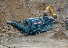 Impianti mobili di setacciatura con tamburo Powerscreen Trommel 720