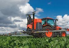 Irroratrice con barra montabile Kubota XMS218 iXflow-E