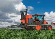 Irroratrice con barra montabile Kubota XMS218 iXflow-E