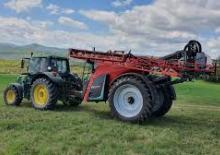 Irroratrice con barra su rimorchio Kverneland iXtrack T3 iXflow-E