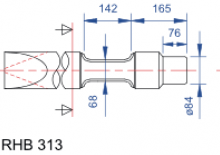 Martelli demolitori idraulici Hanwoo RHB 313 SA