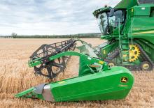 Mietitrebbie – meccanismo di taglio John Deere 730 Premium Flow