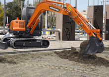 Escavatori gommati Doosan DX 55