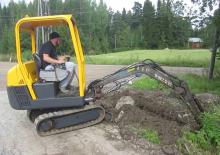 Miniescavatori Volvo EC15