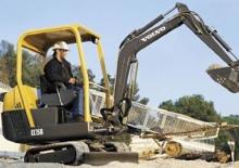 Miniescavatori Volvo EC15B XT