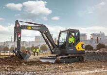 Miniescavatori Volvo EC55D