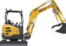 Miniescavatori SDLG ER636H Canopy
