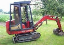 Miniescavatori Gehlmax MB 135