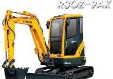 Miniescavatori Hyundai R30Z-9AK