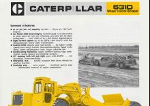 Motorscraper Caterpillar 631D