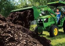 Pala gommata John Deere 400E