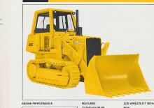 Pale cingolate John Deere Construction 655