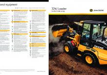 Pale gommate John Deere Construction 324 J