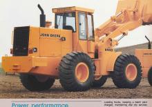 Pale gommate John Deere Construction 444 D