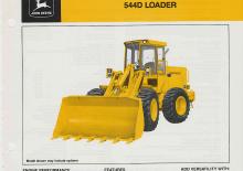 Pale gommate John Deere Construction 544 D