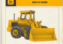Pale gommate John Deere Construction 644-B