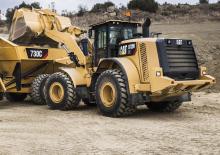 Pale gommate Caterpillar 972M XE