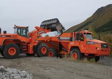 Pale gommate Doosan DL450-3