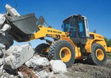 Pale gommate New Holland W130TC