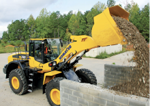 Pale gommate Komatsu WA380-7